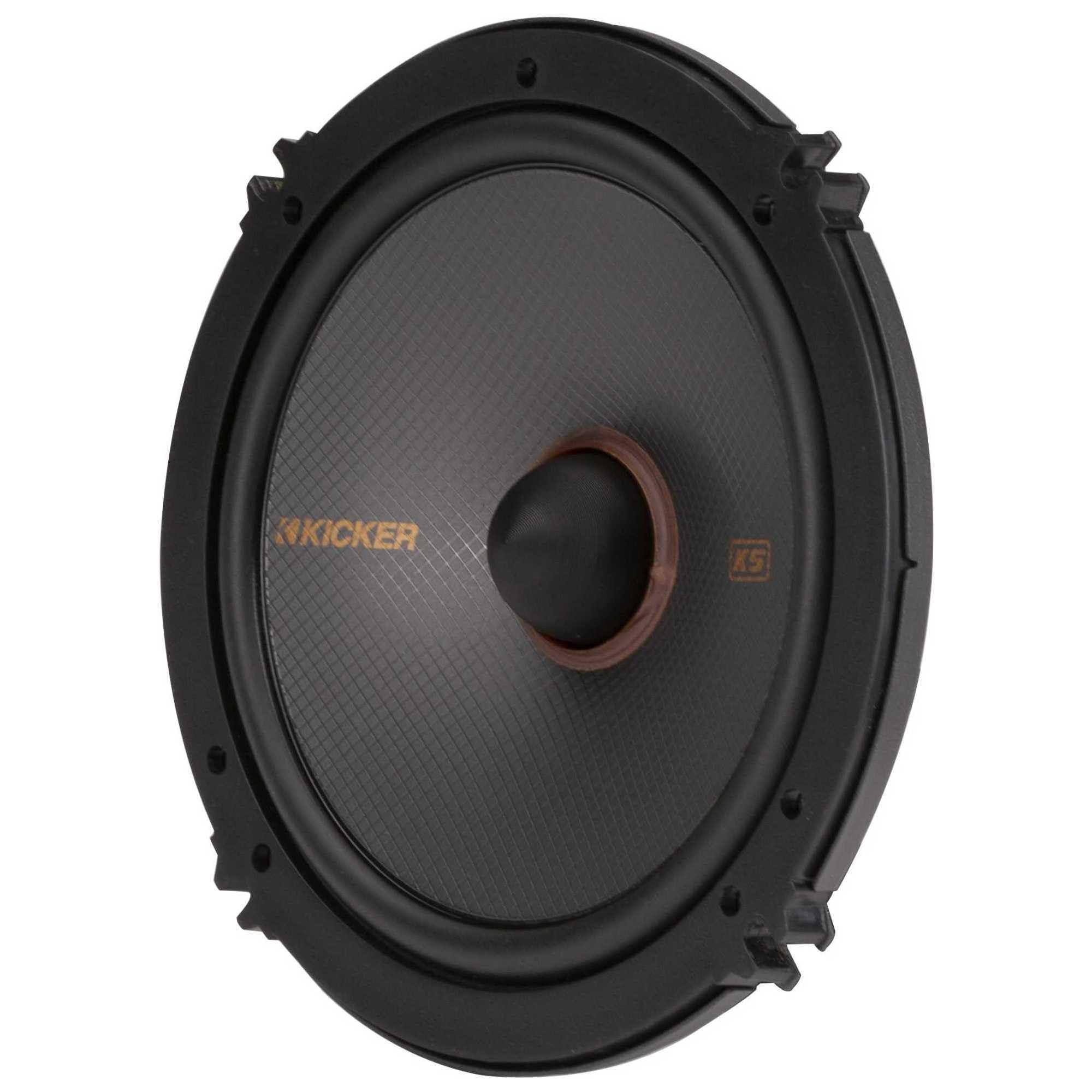 KICKER KICKER 51KSS365 Component Speaker System, 3-Way Design, Two - 6.5\" Woofers, Two - 2.75\" Midrange, Two - 1\" Tweeters, in-Line 12dB Crossovers, 100 Watts RMS, 200 Watts Peak
