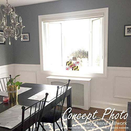 Ekena Millwork Ekena Millwork PNL16X28AS-01 16\"W x 28\"H x 1/2\"P Ashford Molded Classic Wainscot Wall Panel