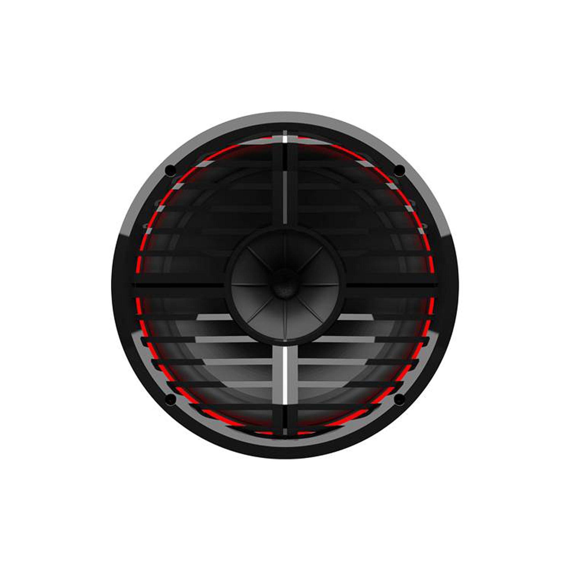 CreativeAudio Wet Sounds REV 10 HD 10\" Horn Loaded Compression Driver Tower Speakers with XW Grills & ADP-REV-HD-X-B X-Mount, 300 Watts RMS, Black, Pair