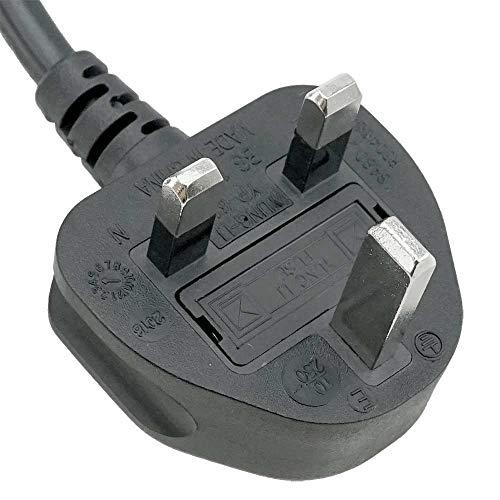 SF Cable SF Cable 8ft UK BS1363 3-pin Plug to IEC C13 Power Cord (Thicker Wire)