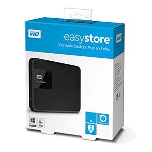 Western Digital Western Digital - Easystore 5TB External USB 3.0 Portable Hard Drive - Black