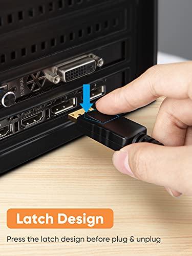 CableCreation CableCreation Displayport to VGA Cable 6FT, Displayport to VGA Adapter Gold Plated 1080P@60Hz, Standard DP Male to VGA Male Cable, Compatible with Laptop, PC, TV, Projector, Black