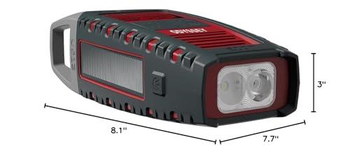 Eton Eton Odyssey Hand Crank Emergency Radio, NOAA Weather Radio, AM/FM Shortwave Radio, Flashlight, Phone Charger, Solar Charger, Bluetooth Speaker, Officially Licensed American Red Cross Radio