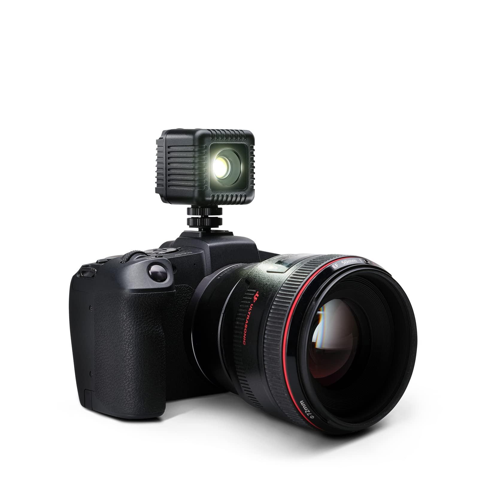 LUME CUBE Lume Cube 2.0 Portable App-Controlled Waterproof LED Cube Light with DSLR Shoe Mount | Waterproof, Adjustable Brightness, Indoor Studio & Outdoor Use, for Photo and Video