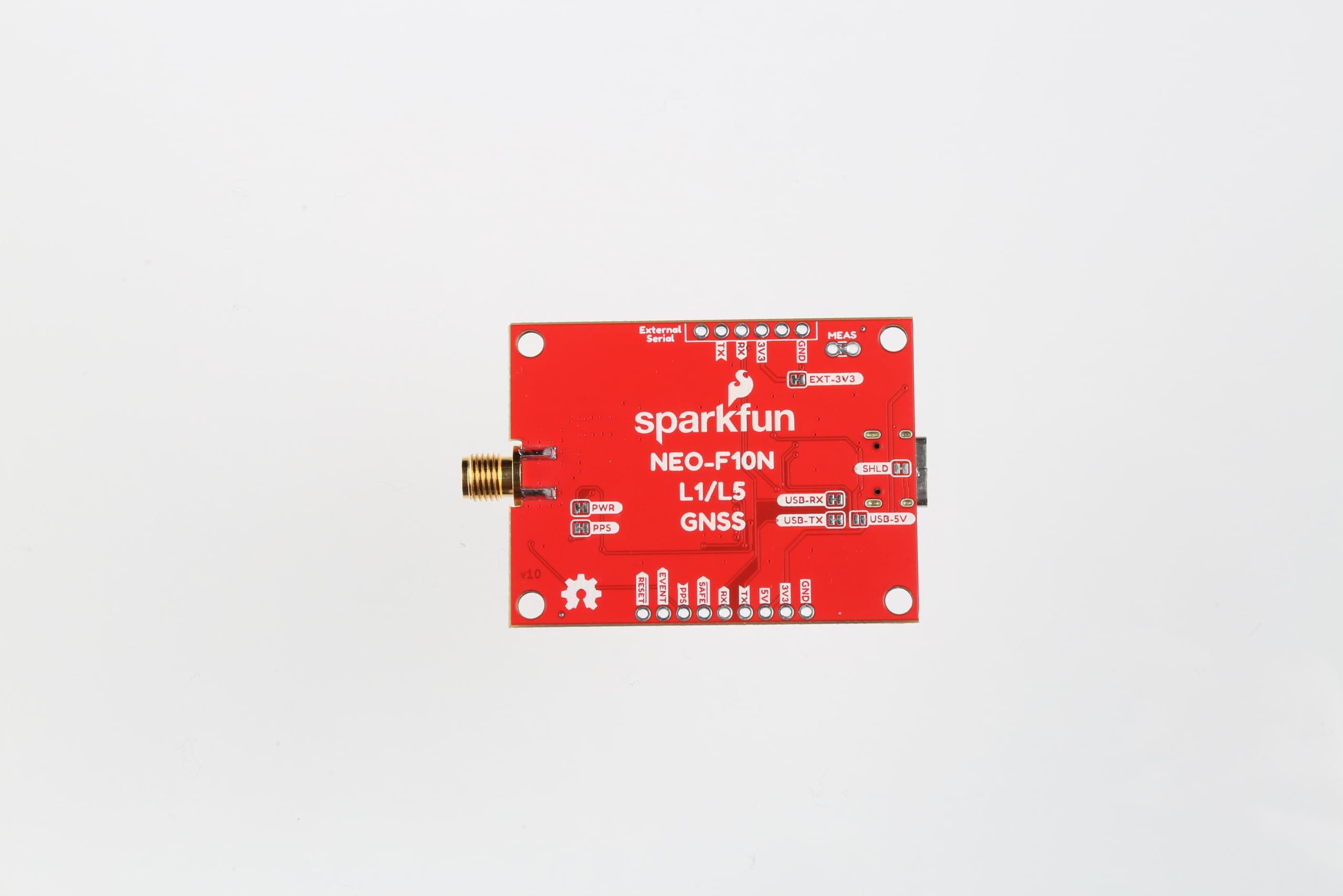 SparkFun SparkFun GNSS L1/L5 Breakout - NEO-F10N, SMA - GPS - Galileo - Beidou - 3.3V Logic - Power 5V-3V - Board Dimensions 50.8 mm x 38.1 mm
