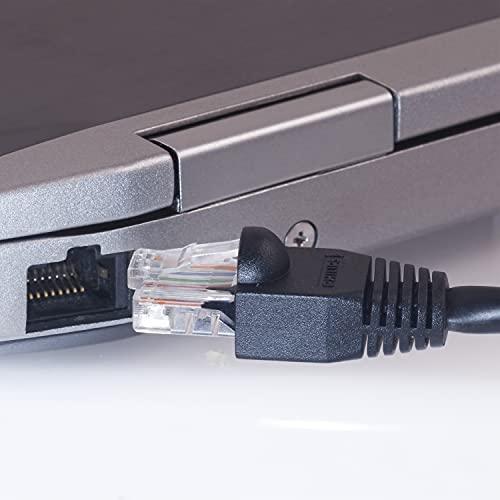 PHILIPS PHILIPS Ethernet Cable 50 ft. (15.2m) Cat5e Cat5 RJ45, Up to 100Mbps, for Router, Modem, Black, SWN7114A/27