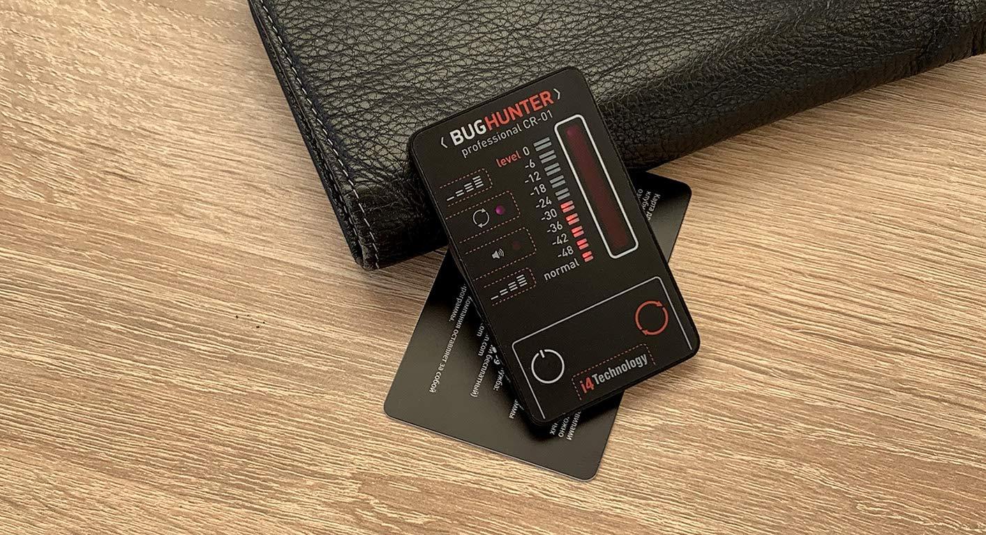 i4 Technology Anti-spy Bug Detector | Pocket RF Signal Detector | High Sensitive Spy Bug Sweeper | Search for GPS Tracker, Mobile Phones, Wi-Fi, 3G, 4G, GSM, Wireless Camera | i4Technology CR-01