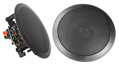 Rockville Rockville (4) HC85 8" Inch 700 Watt Black in-Ceiling Home Theater Speakers 8 Ohm