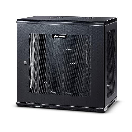 CyberPower CyberPower Carbon CR12U61003 12U Wall Mount Rack Enclosure, Black