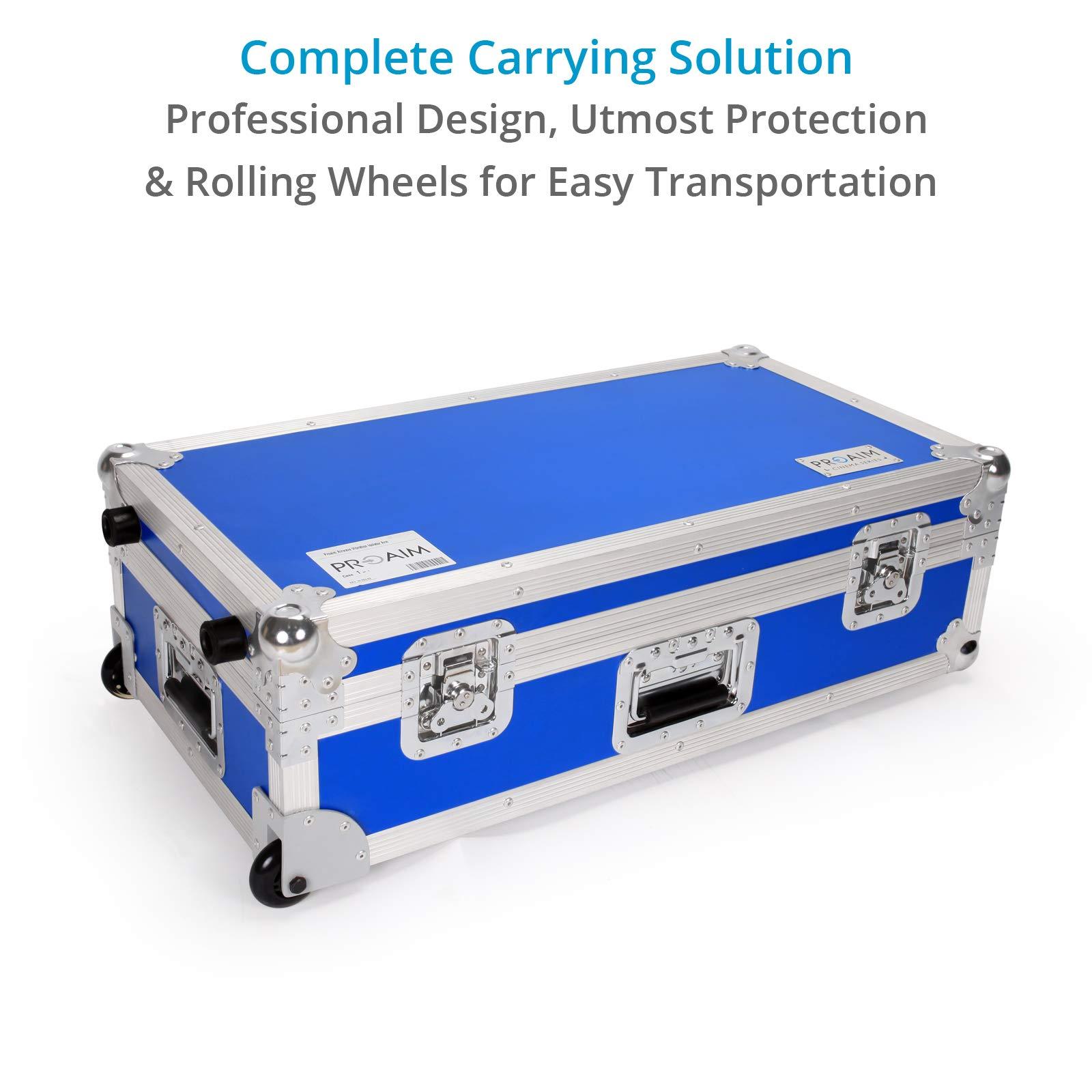 PROAIM PROAIM Air-Wave Camera Vibration Isolator Arm (5-15kg). Micro-Adjustable Springs & Dampers. Mounts on 38 to 50 mm Speed Rail. for 3-Axis Camera Gimbals (VI-252-00)