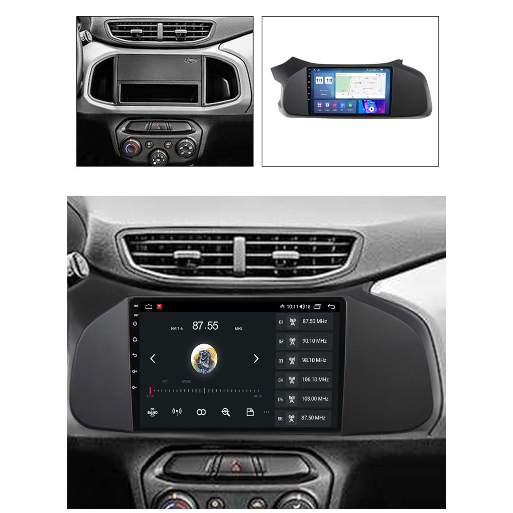 ADMLZQQ ADMLZQQ for Chevrolet Onix 2012-2019 Car Stereo Radio Car-play Android Auto,9 Inch Touch Screen 2 Din GPS Sat Navi Multimedia with Bluetooth 4G+Wifi+Backup Camera+SWC+Mirror Link,Y3 4+64g