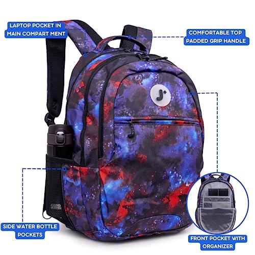 J World New York J World New York Cornelia School Backpack for Kids. Cute Womens Laptop Bookbag, Galaxy, 18 X 12.5 X 8 (H X W X D)