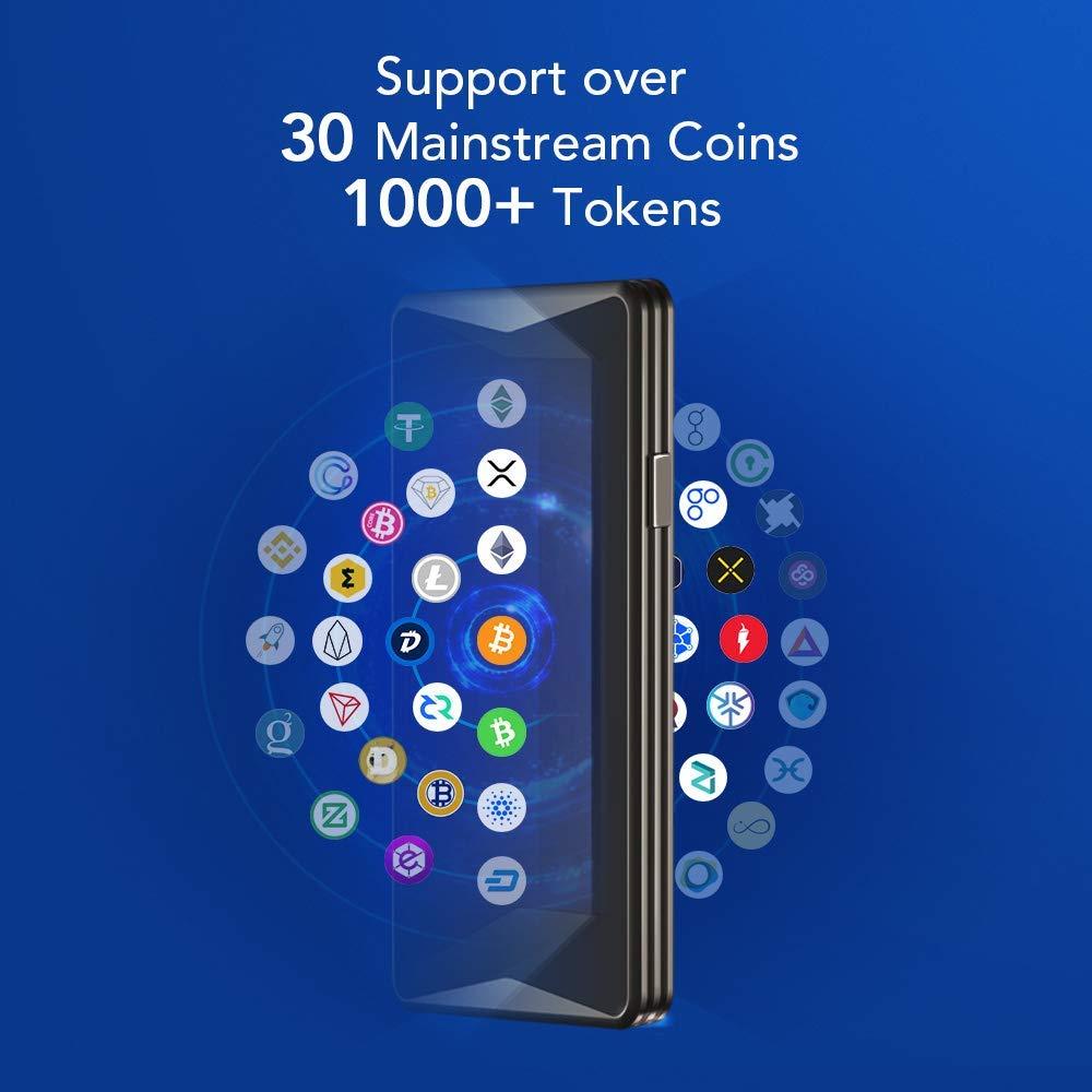 ELLIPAL ELLIPAL Titan Crypto Hardware Wallet - Cold Wallet, Multi-Currency&Token Support, Anti-Disassembly&Tampering, Internet Isolated, Easy Exchange& Trade, Support BTC XRP ETH USDT and More Tokens