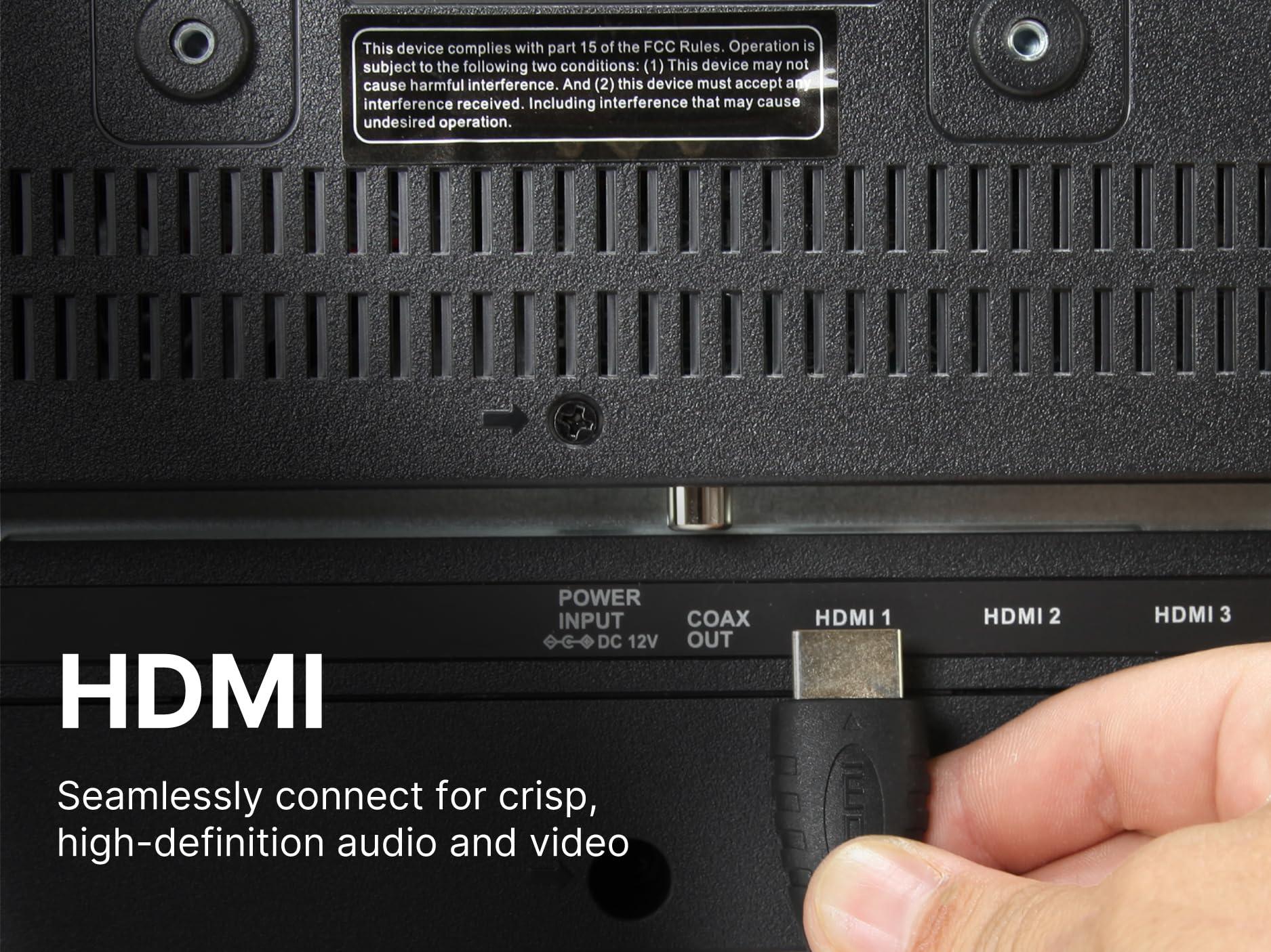 Emerson Emerson ET-2400 24" HD LED Television with Built-in Digital ATSC TV Tuner, HDMI, USB, and VGA Inputs, Wall-Mountable, and Slim Design Perfect for Small Rooms, Dorms, Kitchens, and Offices