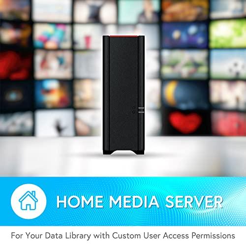 BUFFALO BUFFALO LinkStation 210 4TB 1-Bay NAS Network Attached Storage with HDD Hard Drives Included NAS Storage That Works as Home Cloud or Network Storage Device for Home