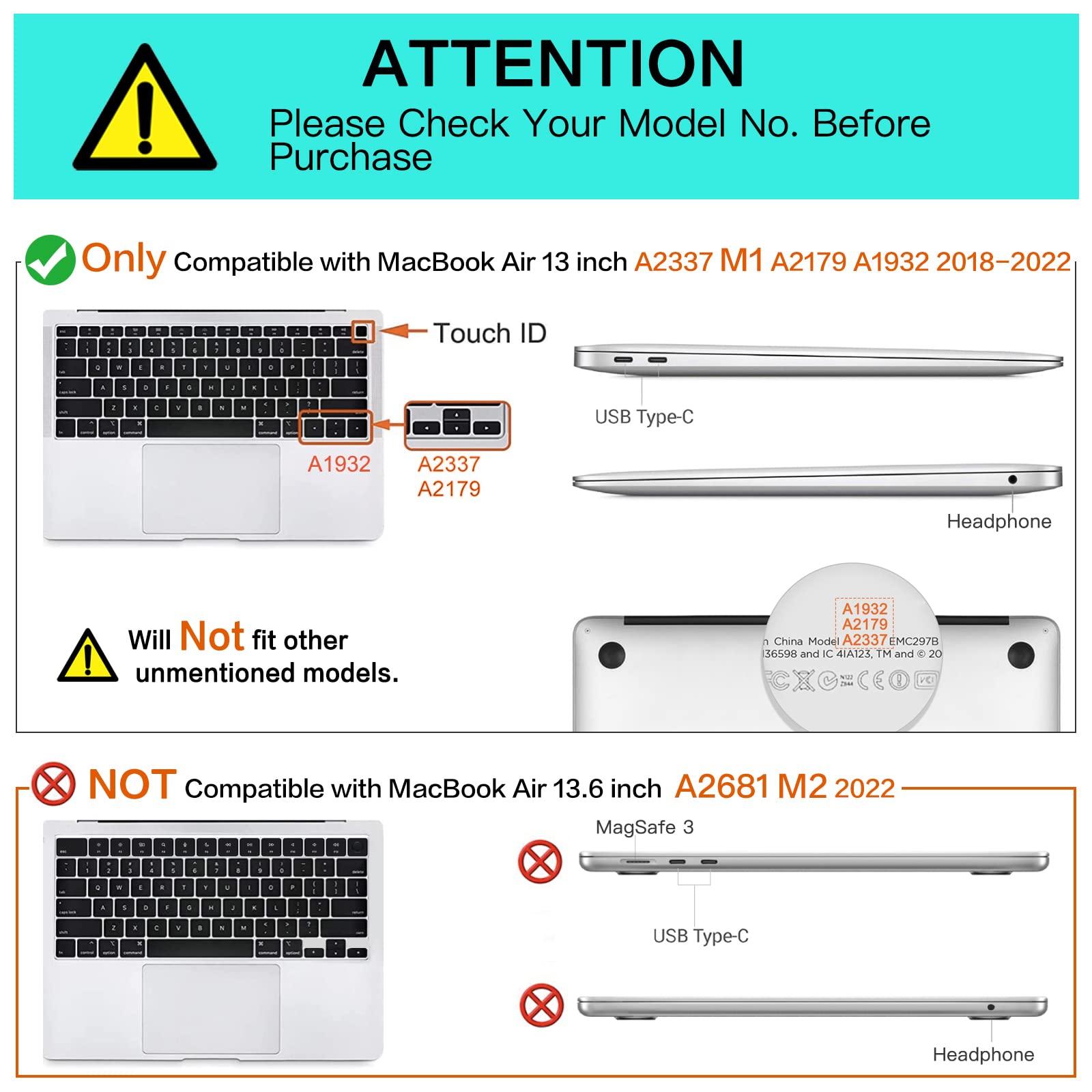MOSISO MOSISO Compatible with MacBook Air 13 inch Case 2022 2021 2020 2019 2018 Release A2337 M1 A2179 A1932, Faux Suede Leather Laptop Sleeve with Small Bag& Keyboard Cover Skin, Camel&Apricot
