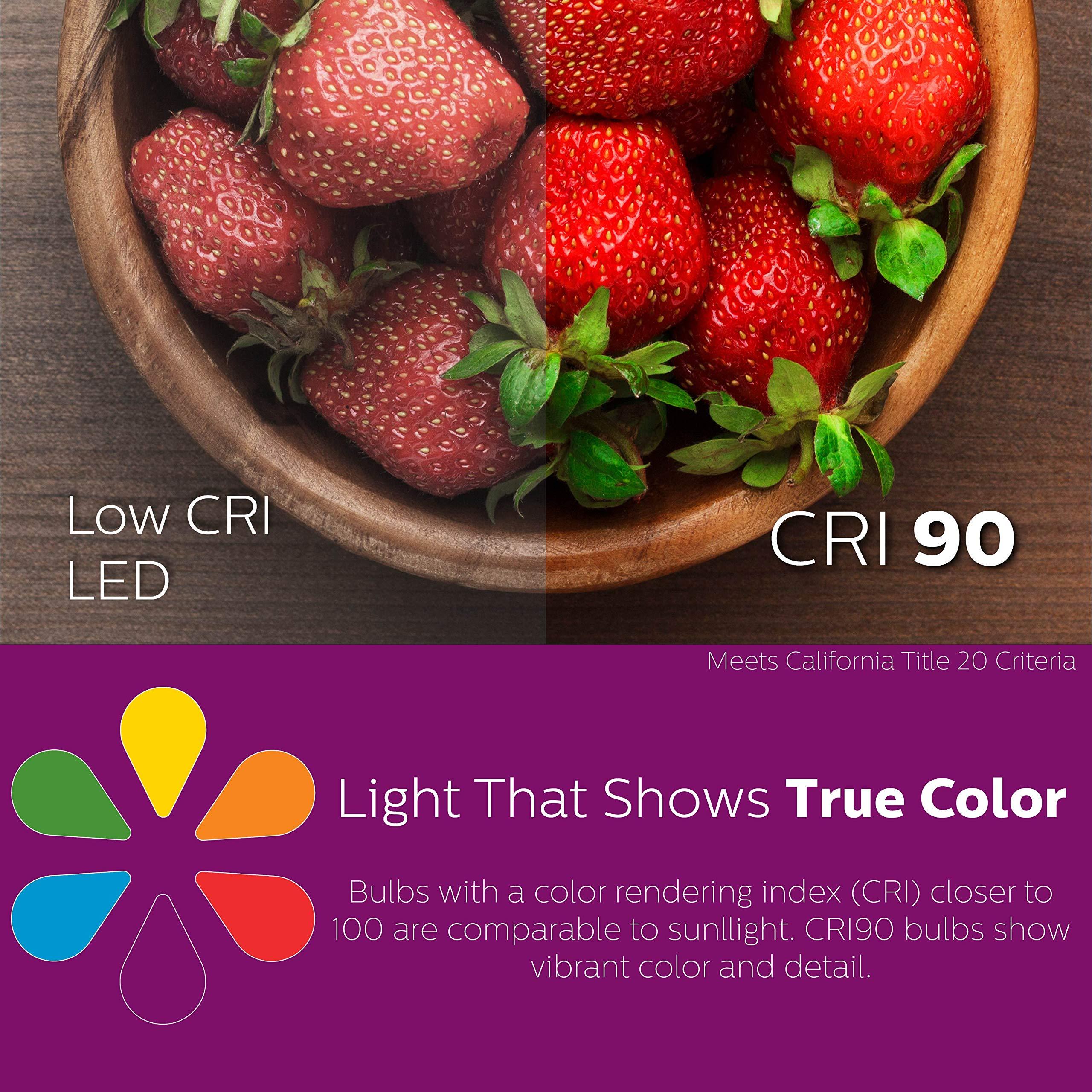 Philips LED Philips LED GU10 Dimmable Spotlight Bulb - Pack of 3 - 50 Watts, Bright White - Energy Star Certified, Title 20 Compliant