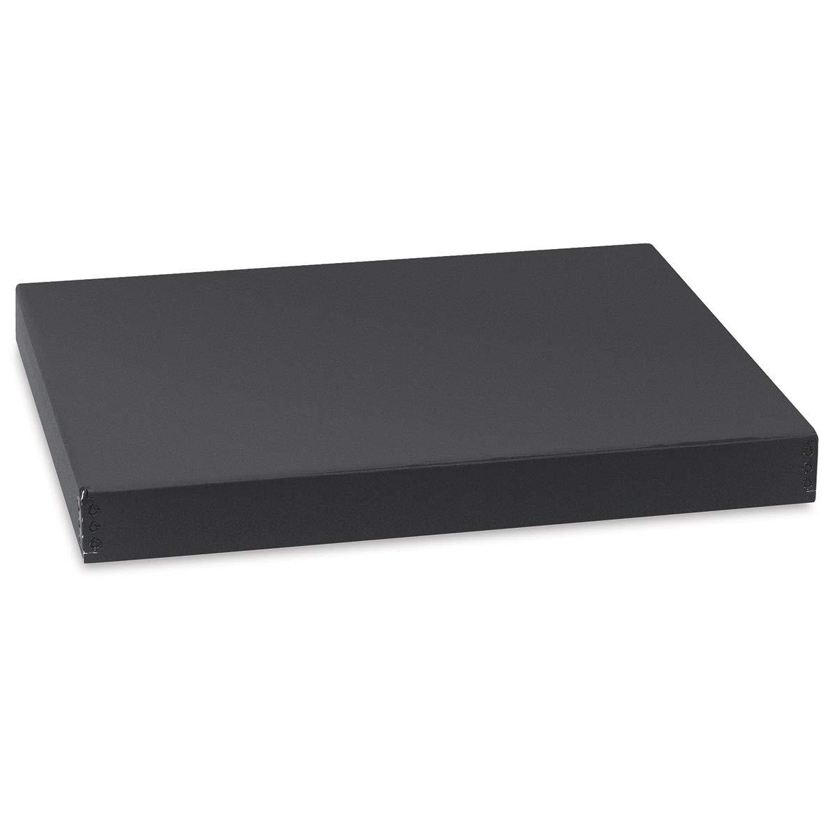 Lineco Lineco Archival 13x19 Print Storage Box, Drop Front Design, 13 1/2" x 19 1/2" x 1 1/2", Exterior Color: Black Custom LIN-733-2119