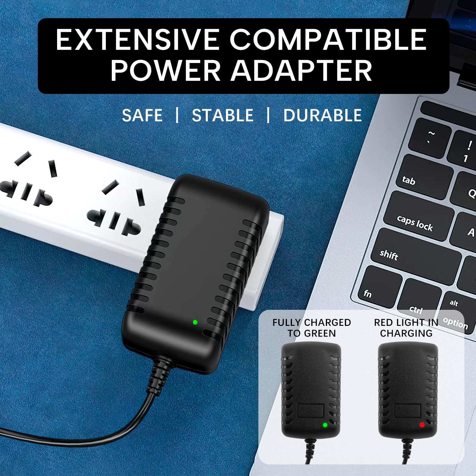 Duoxiate 12V 3A Power Adapter, AC 100-240V to DC 12V Power Supply UK Plug, Compatible with LED Strip Lights, Security Camera, Router, Audio, ADSL Cats, 5.5mm x 2.5mm Jack, Wall Charger for Home and Office Use