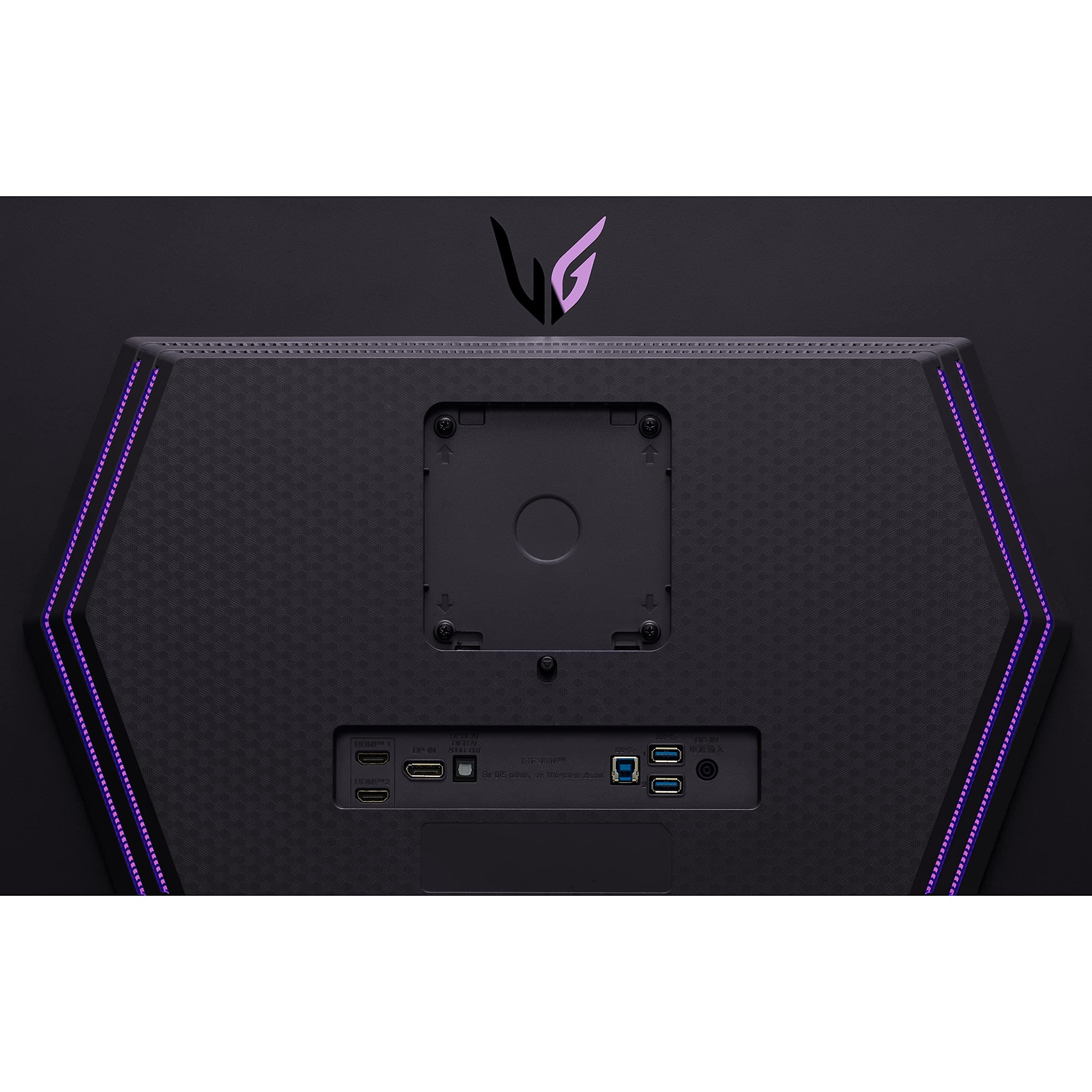 LG LG 27GS93QE 27-inch Ultragear OLED Gaming Monitor QHD 240Hz 0.03ms DisplayHDR True Black 400 AMD FreeSync Premium Pro NVIDIA G-Sync HDMI 2.1 DisplayPort Tilt/Height/Pivot Stand Black