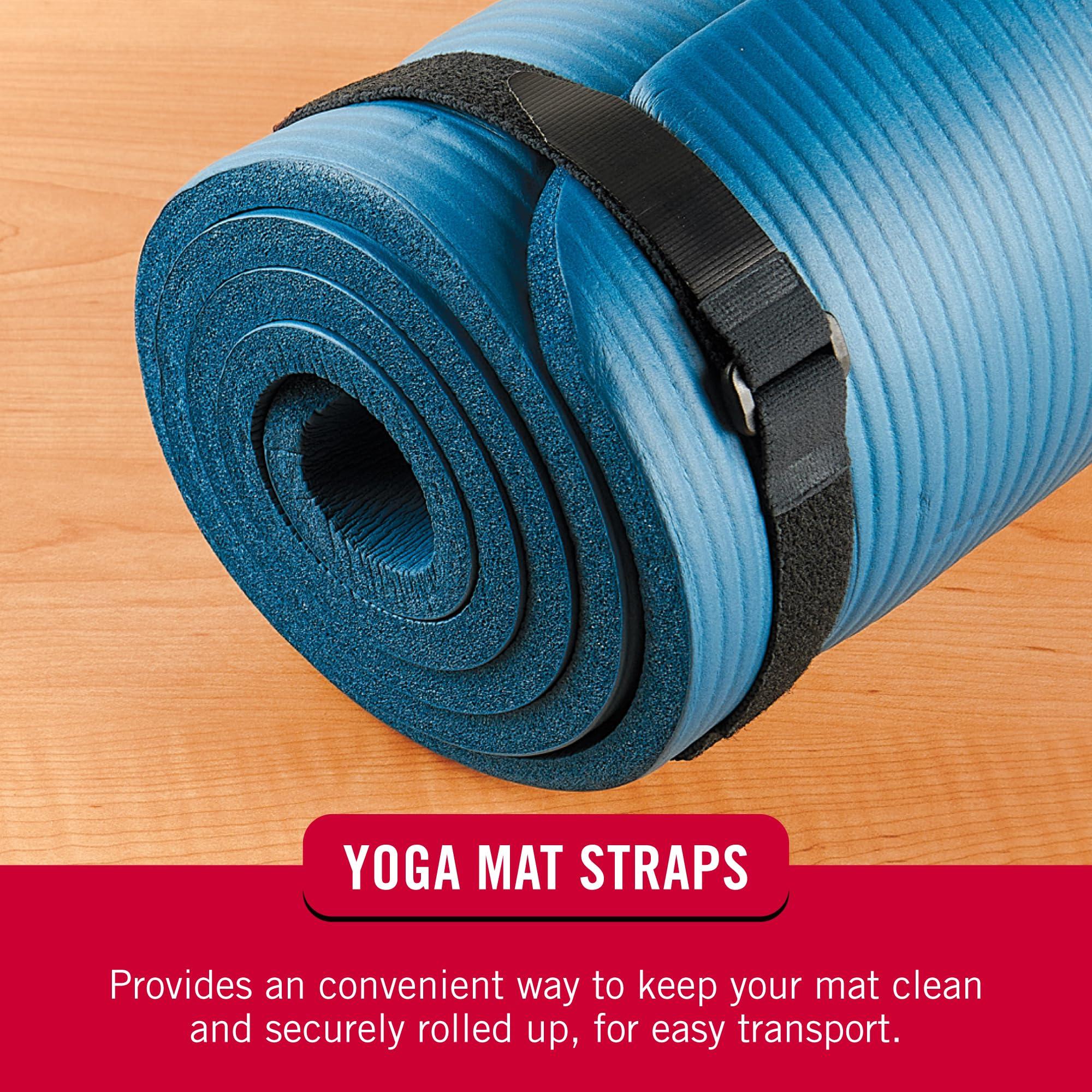 VELCRO Brand VELCRO Brand 30 Inch Elastic Straps 4 Pack | Stretchable and Adjustable For Snug Fit | Fasten Outdoor Umbrellas, Wood, Tarps, Blankets, Poles, More | Cinch with Buckle, Black 30x1"