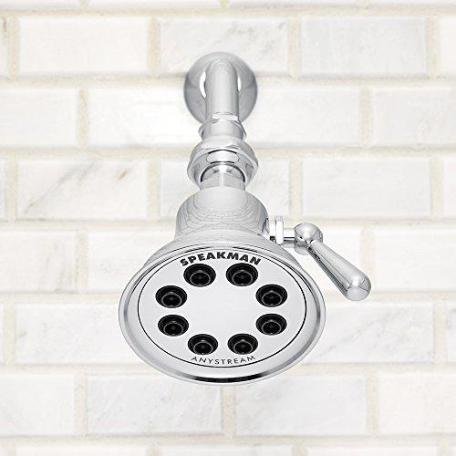Speakman Speakman Retro S-3015 8-Jet Shower Head, 2.5 GPM, Polished Chrome