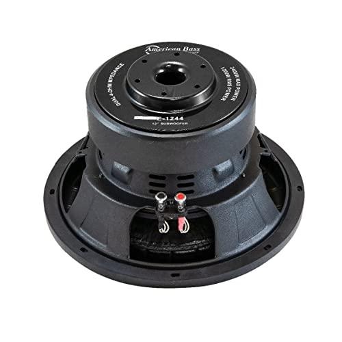 American Bass Usa American Bass Elite Series Subwoofers Dual 4 Ohm Voice Coil, 1500 Watts RMS/3000 Watts Max, 150 oz Magnet
