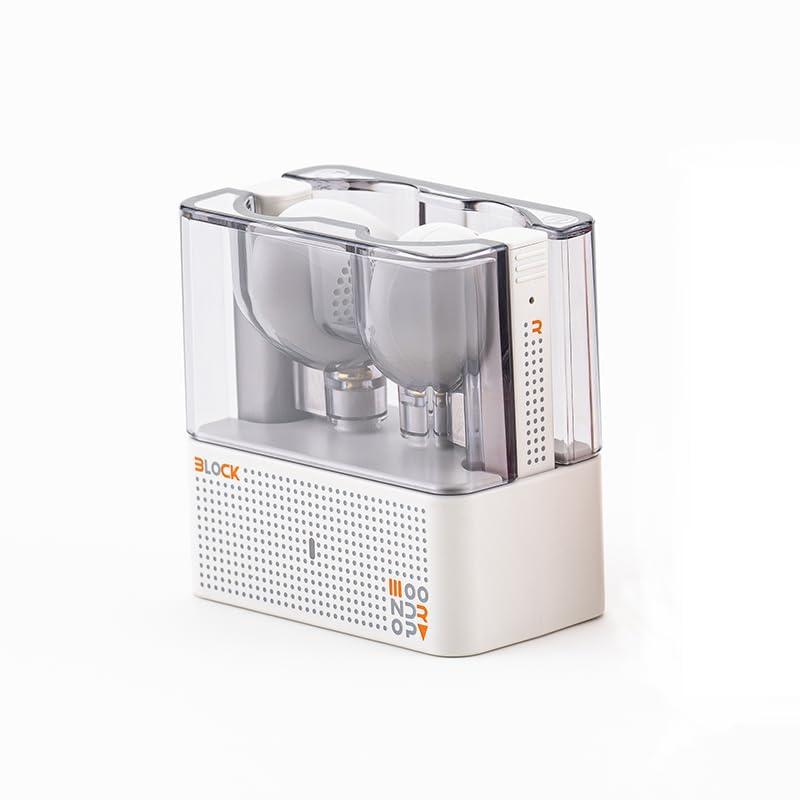 Moondrop Moondrop Block Semi in Ear Flath ead Earbuds True Wireless Earphones (White)