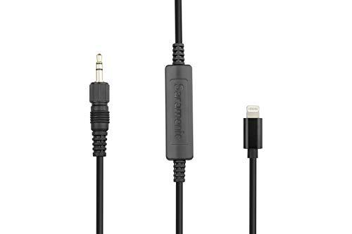 Saramonic Saramonic Locking 1/8" TRS Male to Apple Lightning Output Cable for iPhone & iPad (LC-C35), Locking 3.5mm