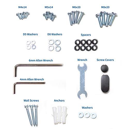 VIVO VIVO Premium Aluminum Single TV Wall Mount for 23 to 43 inch Screens, Adjustable Arm, Fits up to VESA 200x200, MOUNT-G200B