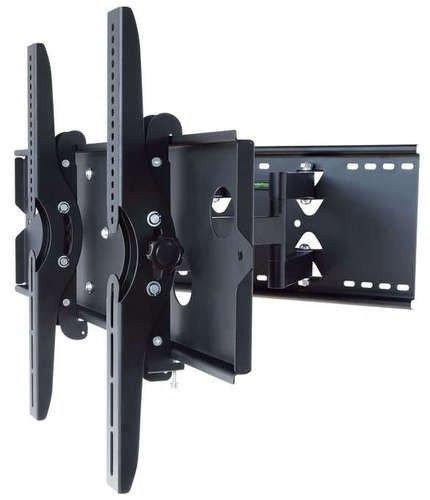 2xhome 2xhome TV Wall Mount Bracket (Dual Arm) + Free HDMI Cable Secure Cantilever LED LCD Plasma Smart 3D WiFi Flat Panel Screen Monitor Moniter Display Large Displays - Long Swing Out Dual