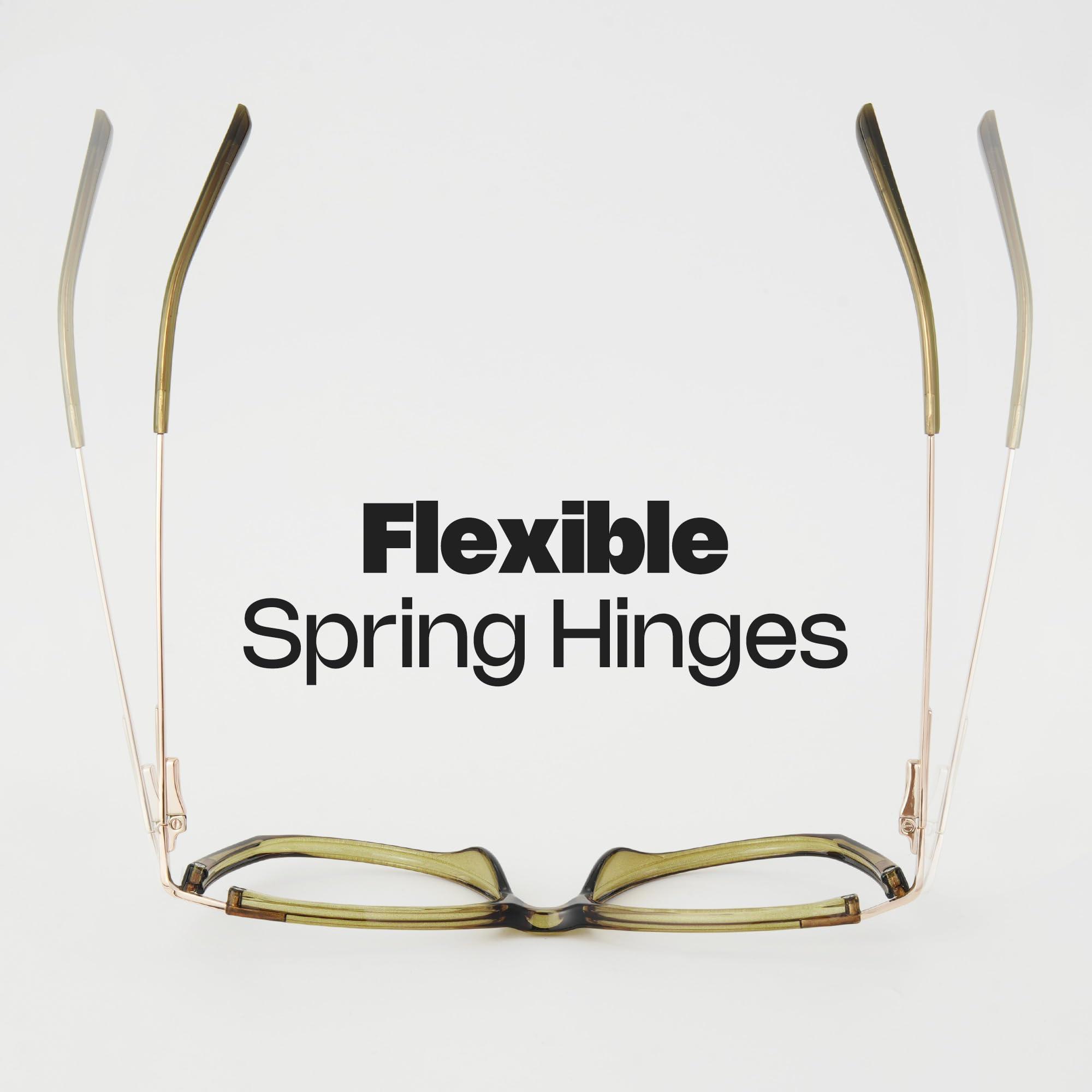 Zeelool Zeelool Blue Light Blocking Glasses, Cat Eye Glasses Frame for Women Eyeglasses with Non-prescription Clear Lenses ZJGX368841-14B