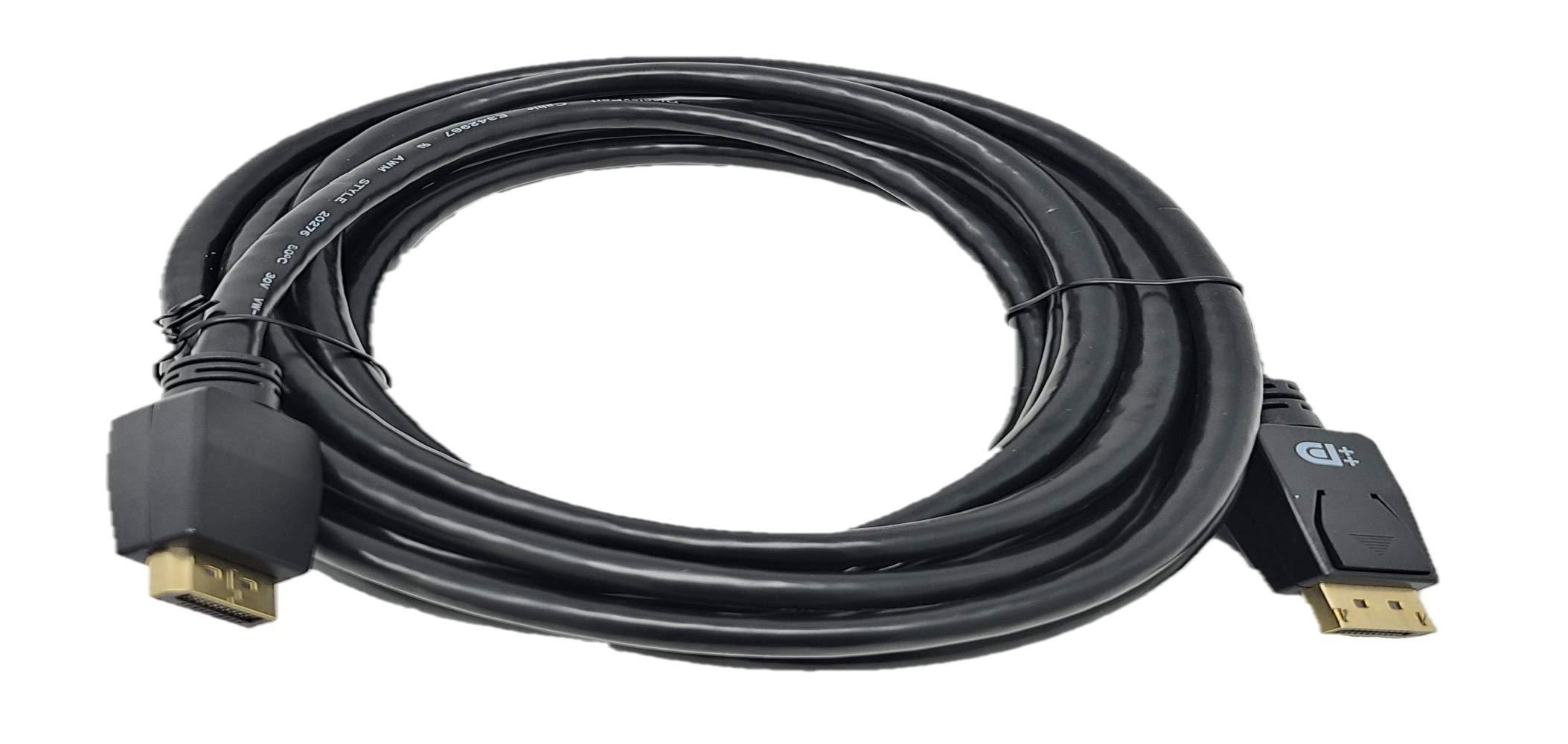 MICRO CONNECTORS MICRO CONNECTORS 15 Feet VESA Certified DisplayPort 1.4 Cable with Latch (M05-14DPV-15)