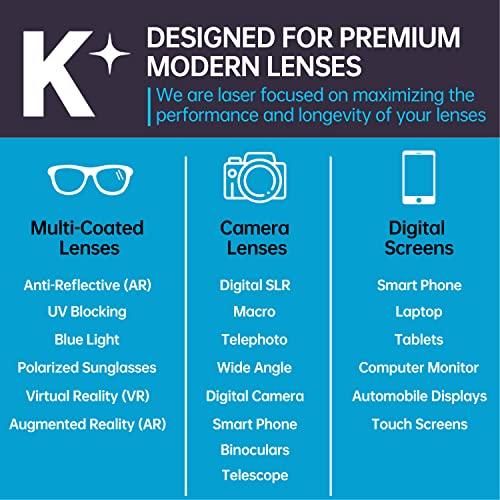 Koala Lifestyle Koala Lens Cleaning Cloth | Japanese Microfiber | Glasses Cleaning Cloths | Eyeglass Lens Cleaner | Eyeglasses, Camera Lens, VR/AR Headset, and Screen Cleaning | Pink & Orange (Pack of 2)