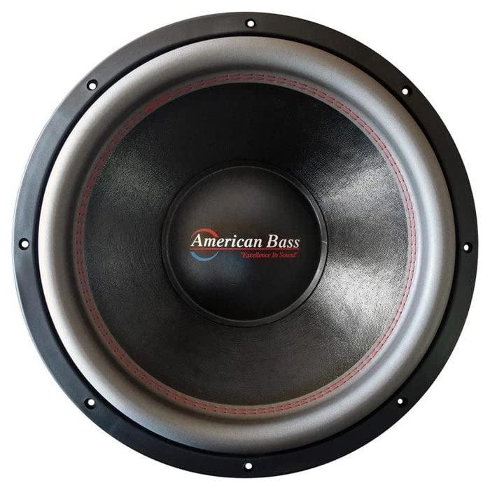 American Bass American Bass HD-15D1 Series Subwoofers Dual 1 Ohm Voice Coil, 2000 Watts RMS/4000 Watts Max, 300 oz Magnet