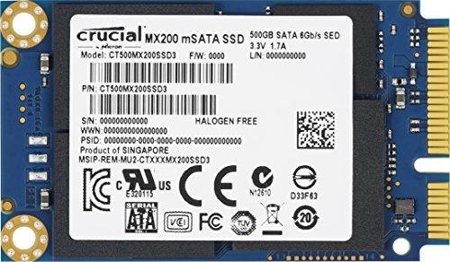 Crucial (OLD MODEL) Crucial MX200 500GB mSATA Internal Solid State Drive - CT500MX200SSD3