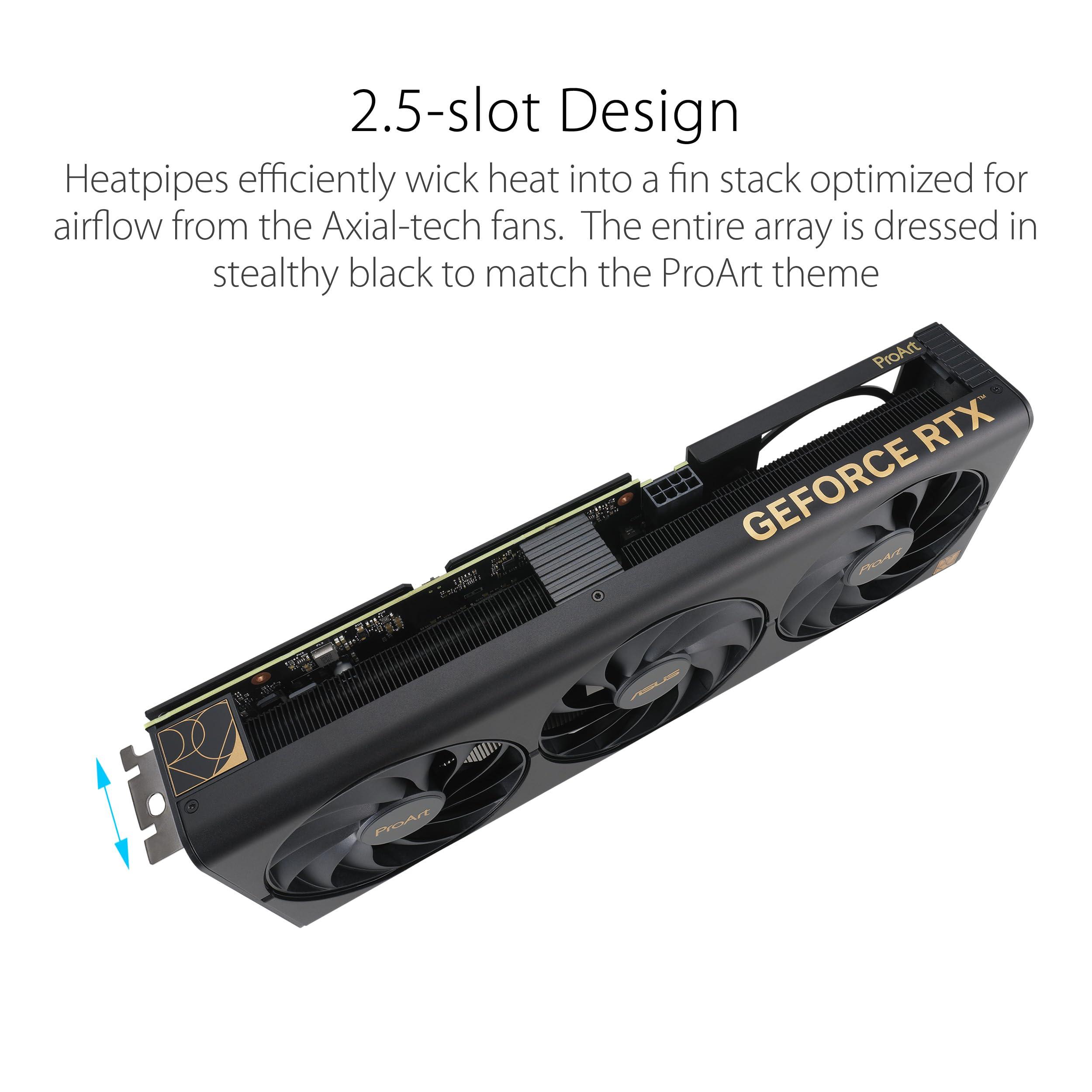 ASUS ASUS ProArt GeForce RTX 4060 Ti 16GB OC Edition GDDR6 Graphics Card (PCIe 4.0, 16GB GDDR6, DLSS 3, HDMI 2.1a, DisplayPort 1.4a)