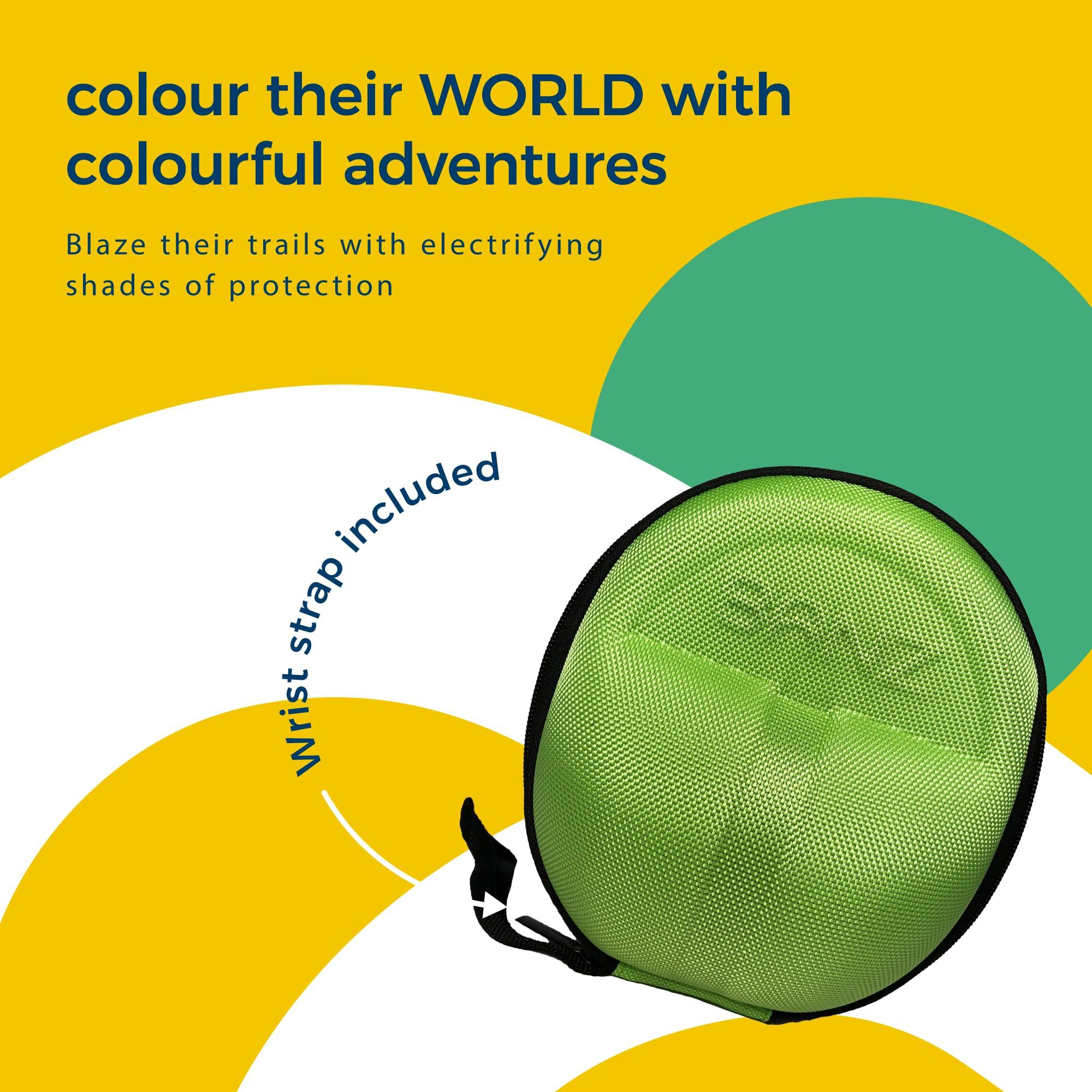 BANZ BANZ Baby Earmuff Case 0-36 Months Lime - Travel Case for Baby & Toddler Headphone Protection Lightweight, Compact & Durable Earmuff Container