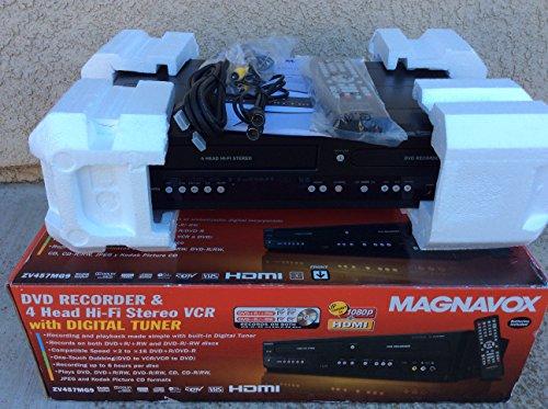 Magnavox Magnavox ZV457MG9 DVD Recorder and 4-Head Hi-Fi Stereo VCR