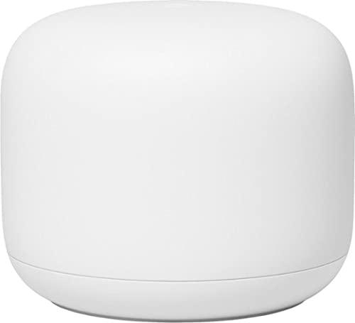Google Google Nest WiFi - AC2200 (2nd Generation) Router and Add On Access Point Mesh Wi-Fi System (3-Pack, Snow)