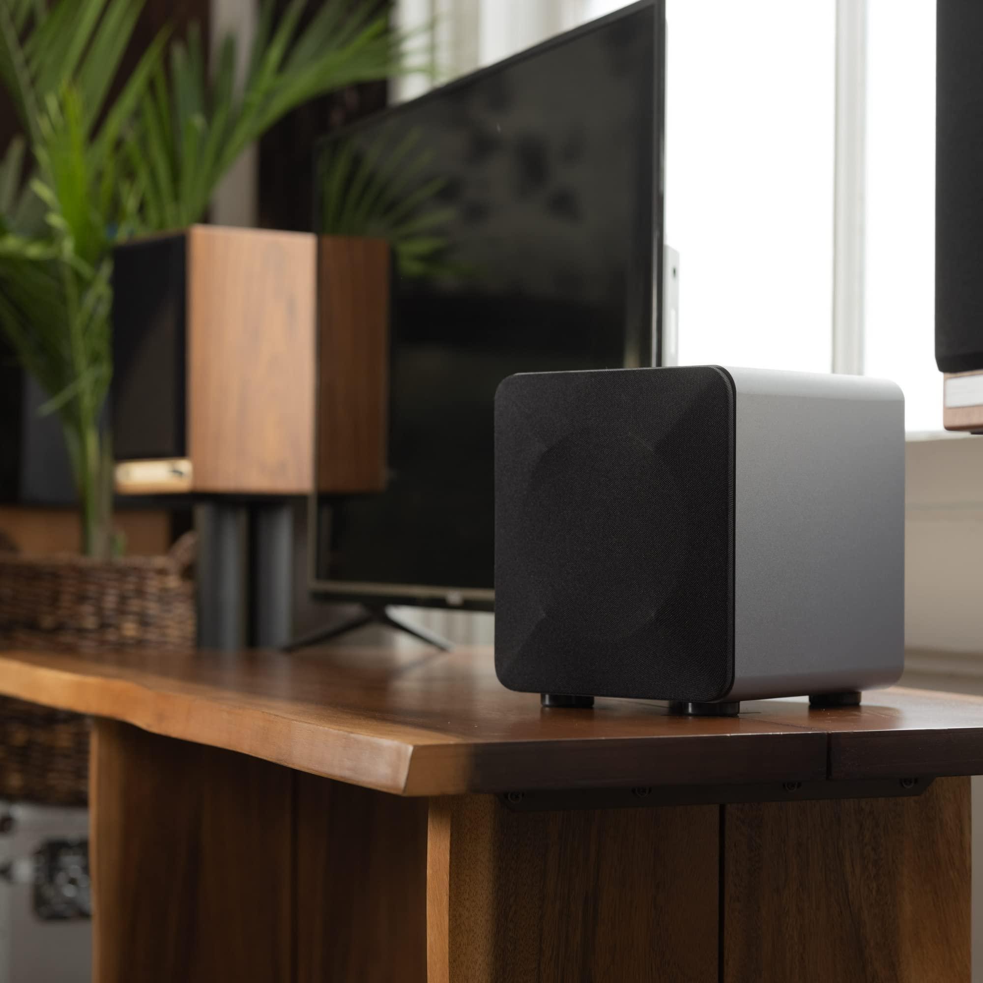 Audioengine Audioengine A5 Black Powered Bookshelf Speakers and S6 Subwoofer with Remote