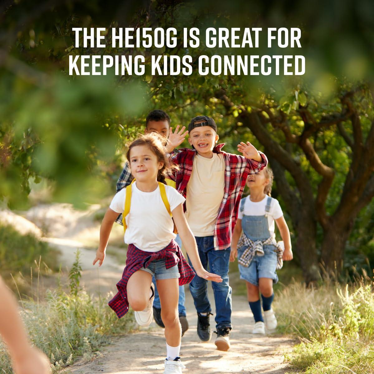 Cobra Cobra HE150 G - Kid Friendly Walkie Talkies - 16-Mile Range, 2 Channels Two-Way Radio Set, Green, (2-Pack)