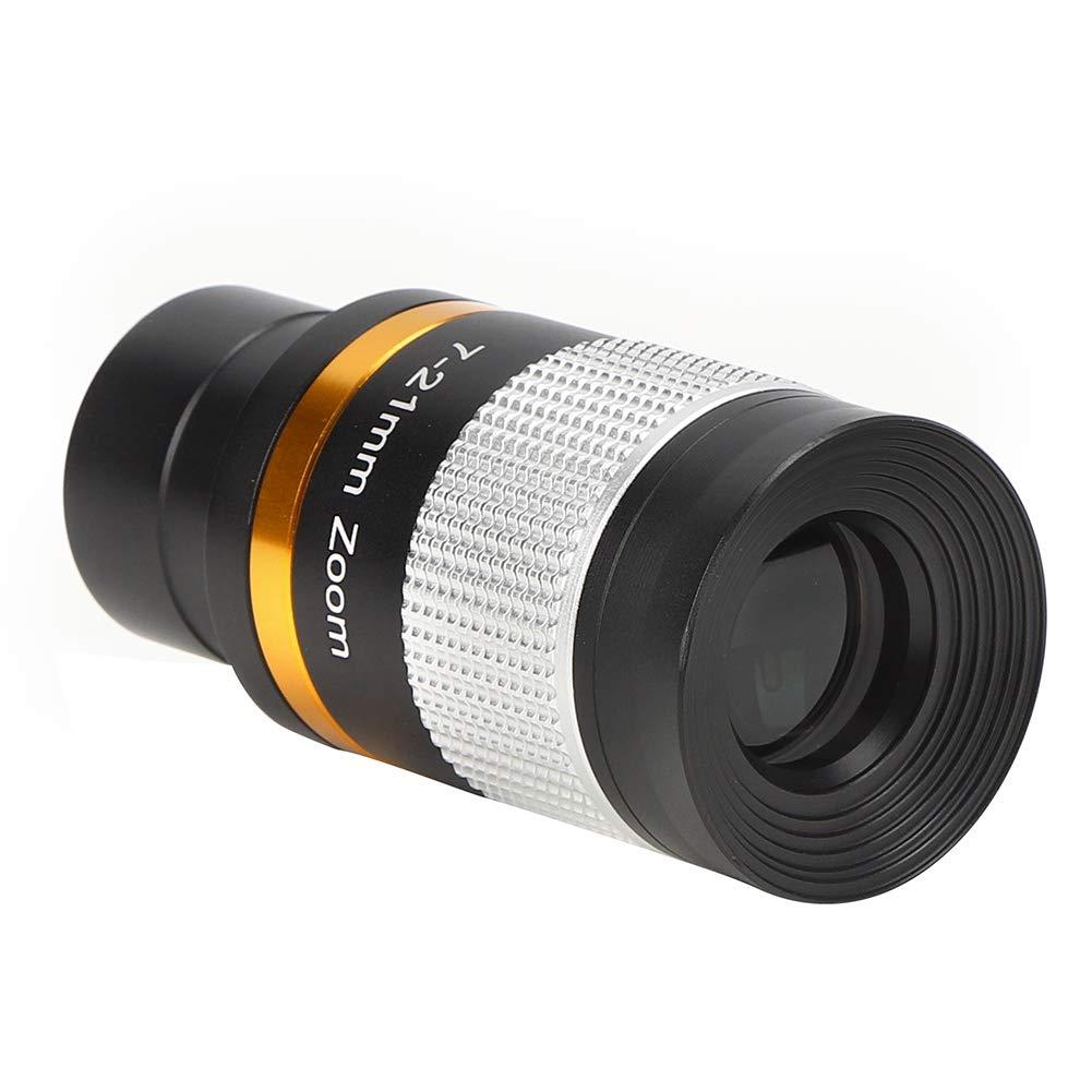 Gonetre Telescope and accessories Coating Astronomical Telescope 1mm Continuous Zoom Eyepiece 1.25 Inch 31.7 MM Silver 10 * 5 * 5CM Monocular telescope