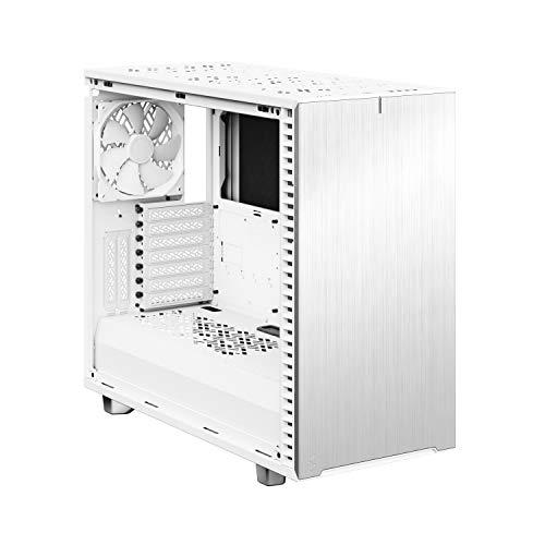 Fractal Design Fractal Design Define 7 White Brushed Aluminum/Steel E-ATX Silent Modular Tempered Glass Window Mid Tower Computer Case
