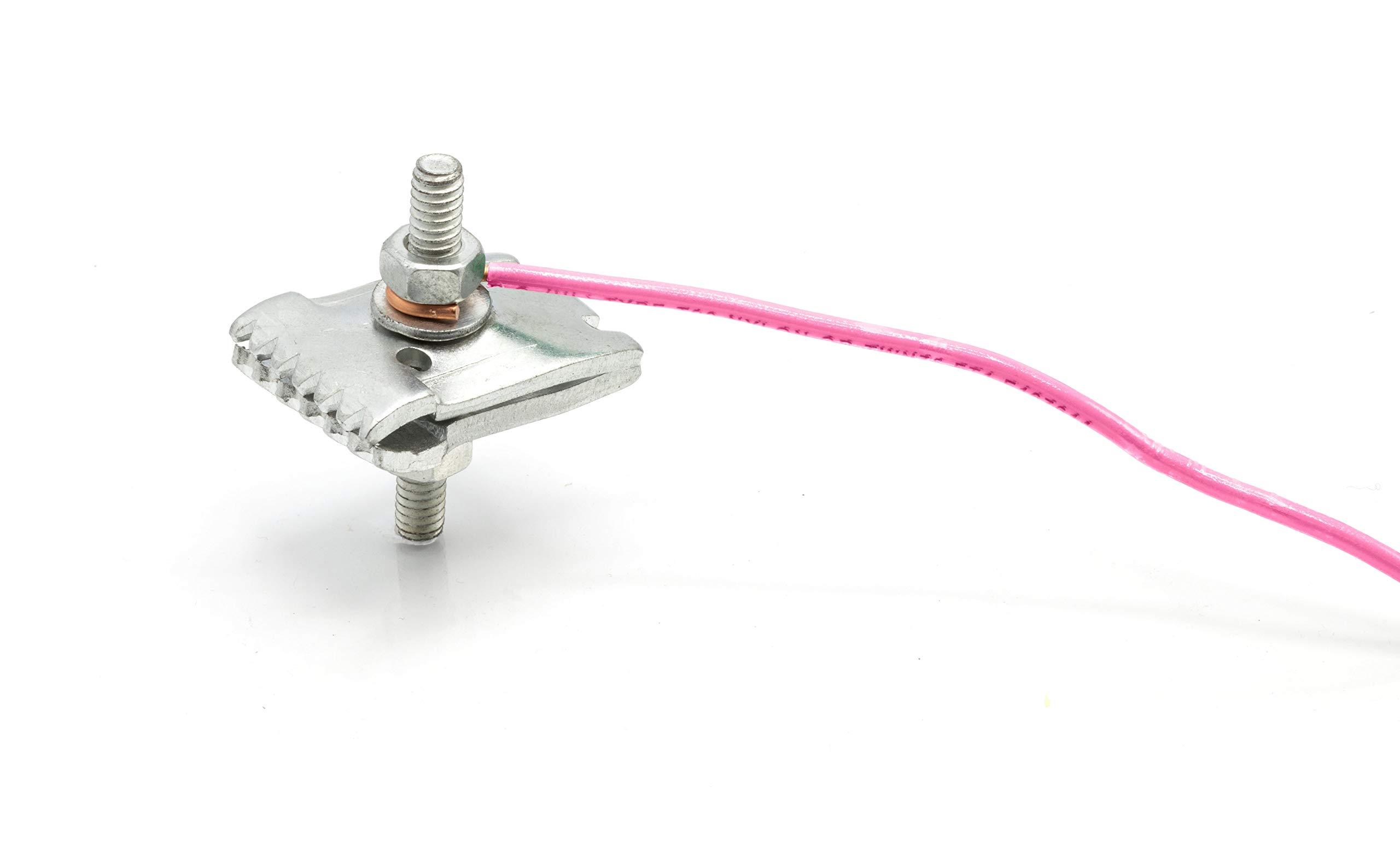 THE CIMPLE CO THE CIMPLE CO 10 Feet (3 Meter) - Insulated Solid Copper THHN/THWN Wire - 14 AWG, Made in The USA, Residential, Commerical, Industrial, Grounding, Electrical Rated for 600 Volts - in Pink