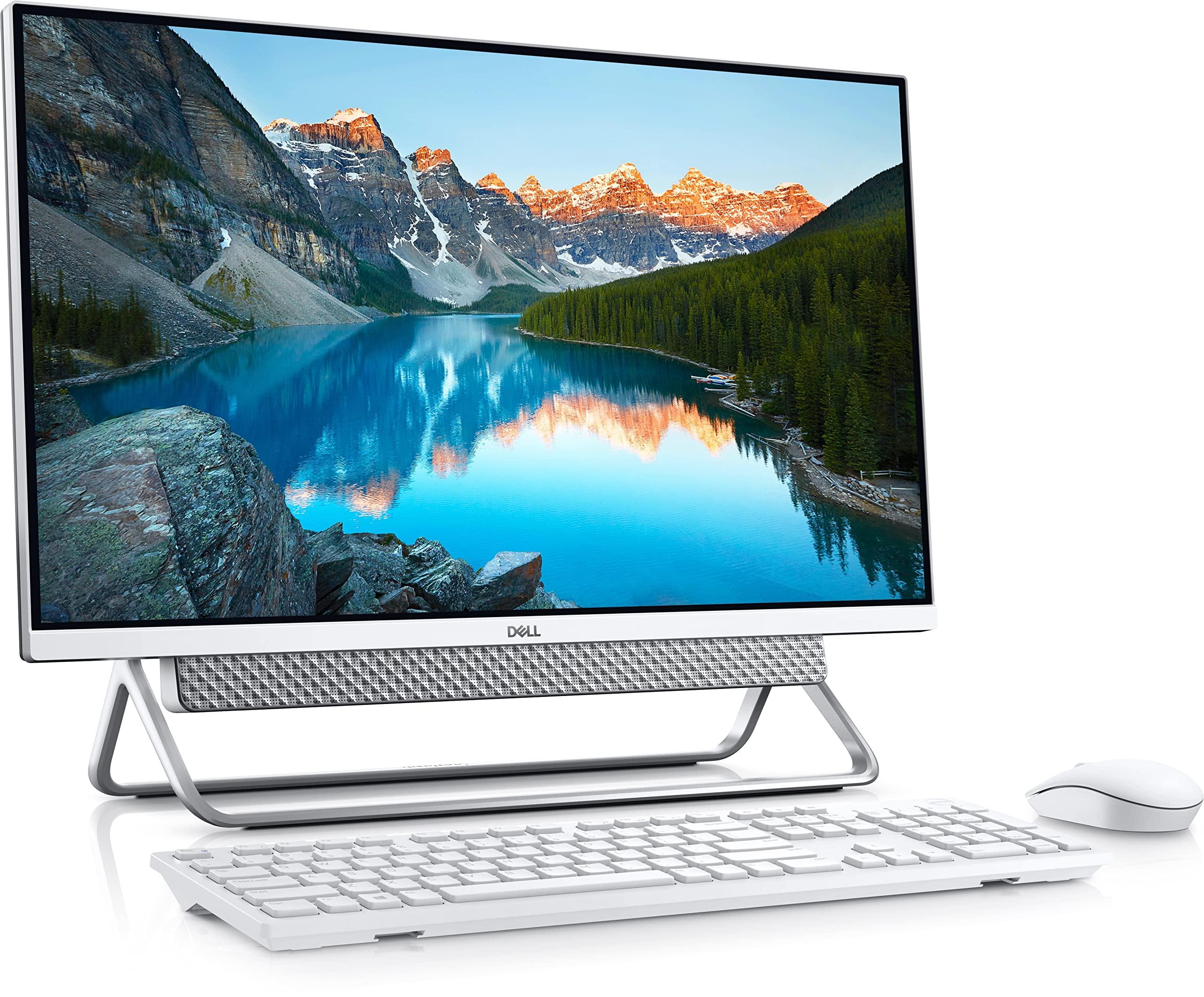 DELL DELL Newest Inspiron 27" 7700 All-in-One Desktop, FHD Touch Display, 11th Gen Intel i7-1165G7, Intel Iris Xe Graphics, 16GB RAM, 1TB SSD, IR Camera, WiFi 6, Wireless KB&Mouse, Win 11 Home, Silver
