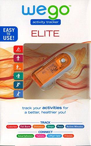 WEGO WEGO Elite Activity Tracker- Captures Fat and Calorie Burn And Calculates Activity Time, Steps and Pace