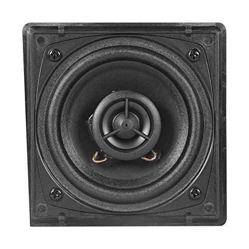 Rockville Rockville Cube Black Pair of 3.5" Black Home Theater Wall Speakers+Swivel Brackets