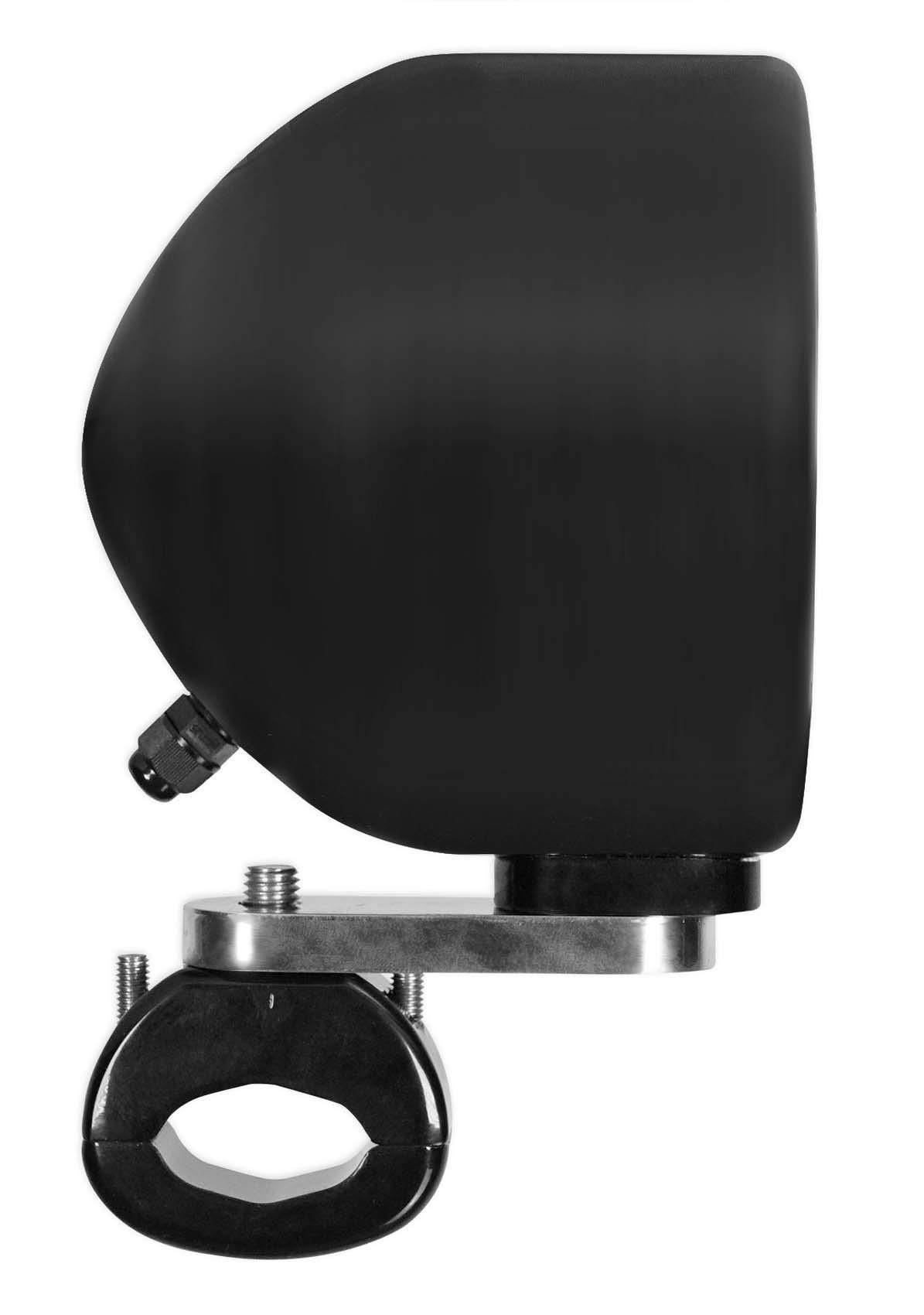 Rockville (2) RockvilIe MAC40B 4" Black Swivel Aluminum Motorcycle Handlebar Speaker Pods