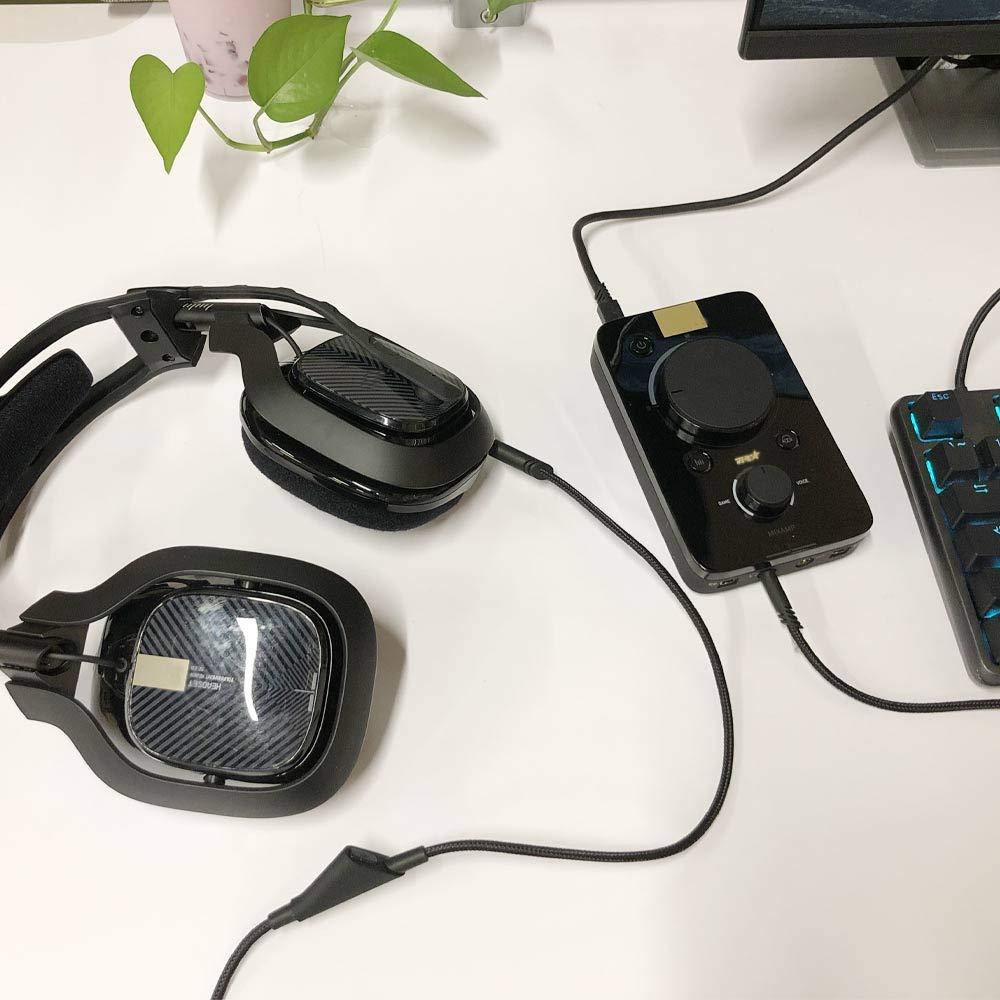 MJKOR MJKOR [3 Meter Replacement for Astro A40TR Inline Mute Cable Cord,Mute Function Audio Gaming Wire Compatible with Astro A40 TR Headsets (3 Meter, Mute Function)